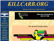 Tablet Screenshot of killcarb.org